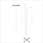98 – WIND BANNER PENA 67X300CM